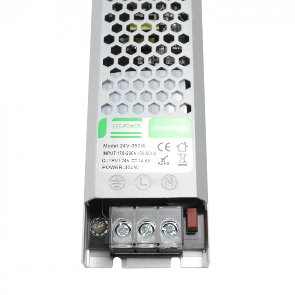 Перетворювач напруги Светкомплект 24 В 350 Вт IP20 SL-350-24