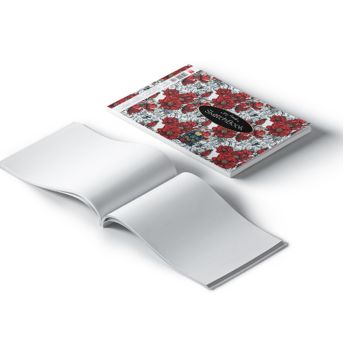 Скетчбук Аркуш Квіти А4 28 аркушів 1В2054 