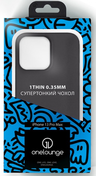 Чехол OneLounge 1Thin 0.35mm Black для Apple iPhone 13 Pro Max (14229)