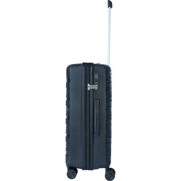 Валіза Eagle 76 л чорний M (з розширювачем) 