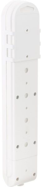 Колодка Makel з захистними шторками із заземленням 6 гн. білий N6310000 