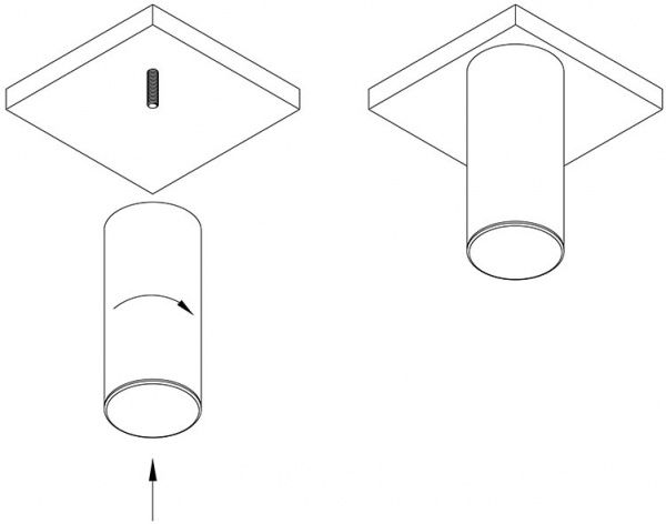 Меблева ніжка Ferro Fiori 52020 PL 11000 d=70 мм h=160 мм прозора 