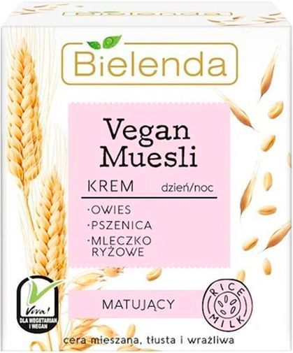 Крем для обличчя день-ніч Bielenda матуючий Vegan Muesli 50 мл