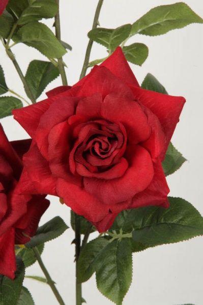 Растение искусственное Роза красная 1545 RED