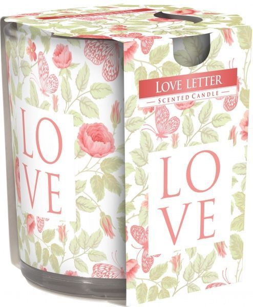 Свічка ароматична sn72S/04 Любовний лист Bispol