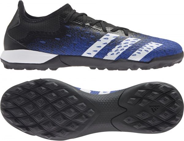 Бутсы Adidas PREDATOR FREAK .3 L TF FY0616 р. UK 7,5 черный