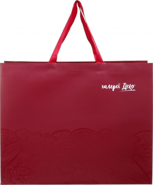 Пакет подарочный Деко лента 400х500х180 мм