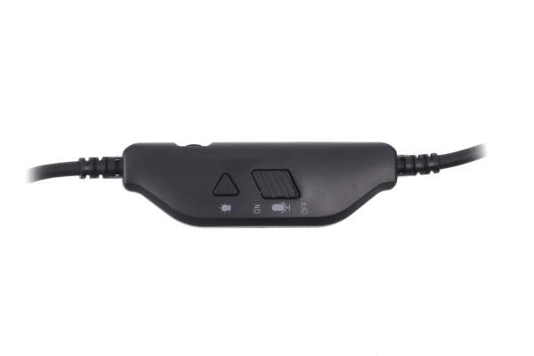 Навушники Maxxter Ghost Helmet black USB 7.1 RGB підсвічування 