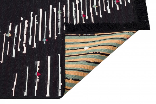 Ковер Ekohali Arya AR 09 Black 120x180 см двусторонний 