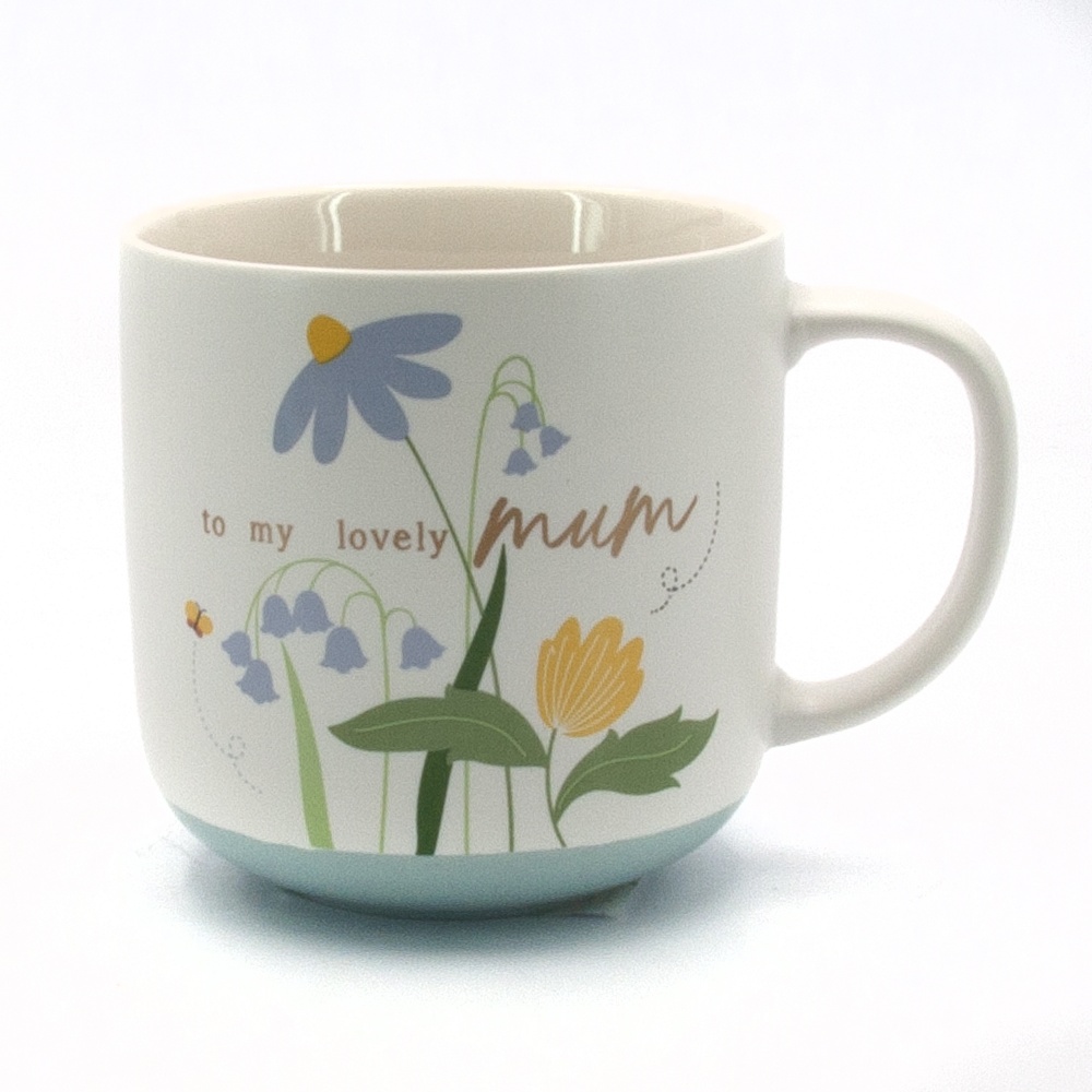 Чашка Milika Clovera Blue 390 мл M0520-GB722-SU3250A