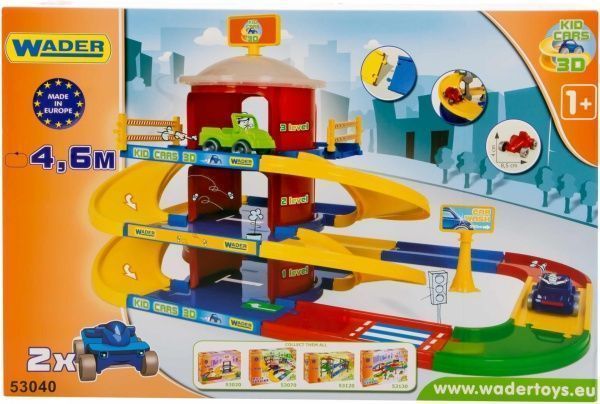Игровой набор Wader Трехэтажный паркинг 53040