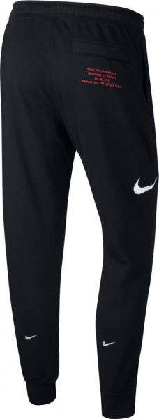 Брюки Nike M NSW SWOOSH PANT FT CJ4880-010 р. 2XL черный
