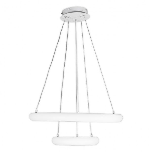 Люстра світлодіодна Hopfen Gravitation 2R з пультом ДК (Plexiglas) 94 Вт білий 