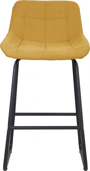 Стілець барний Nowy Styl NICOLE HOKER CFS LB BLACK (BOX-2) (CH) SORO-40 жовтий