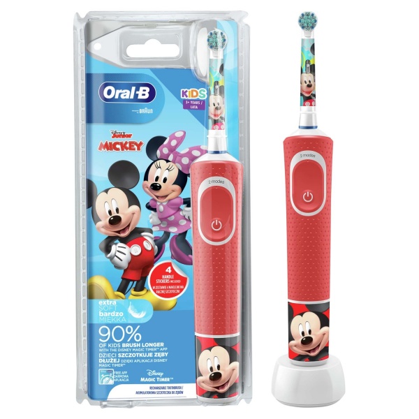 Електрична зубна щітка Oral-B Kids (3+) D100.413.2K Mickey
