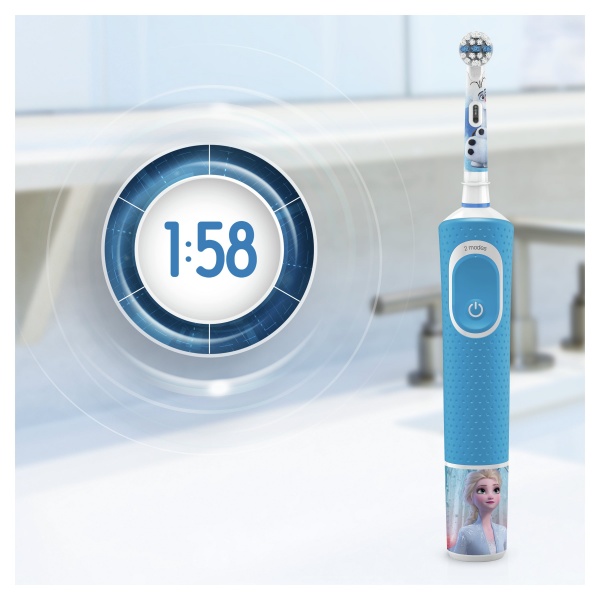 Електрична зубна щітка Oral-B Family Edition, 2 шт: Vitality & Kids Крижане Серце 2