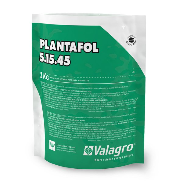 Удобрение минеральное Valagro Plantafol (5+15+45) 1 кг
