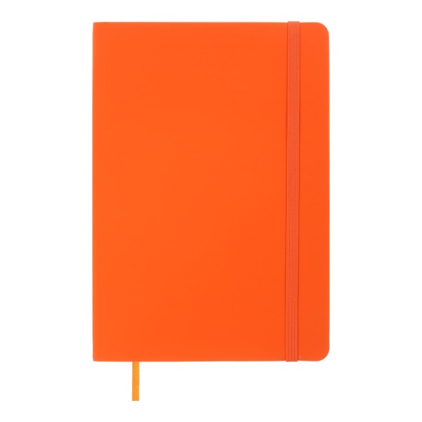 Блокнот недатований Touch Me А5 96 арк. клітинка помаранчевий Buromax A5