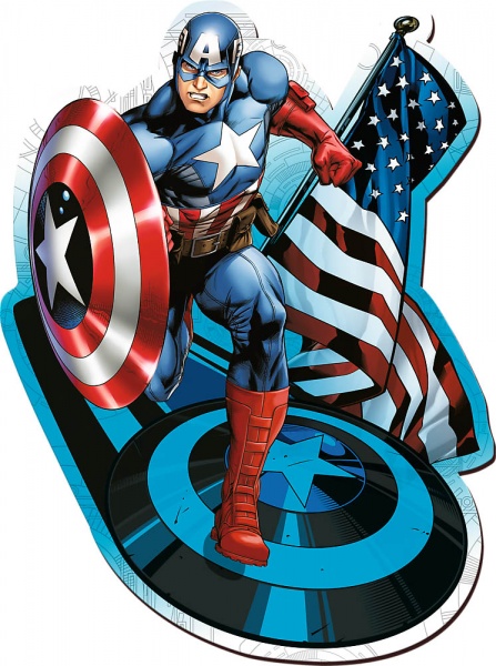 Пазлы деревянные Trefl 160 Wood Craft Капитан Америка Марвел 20194