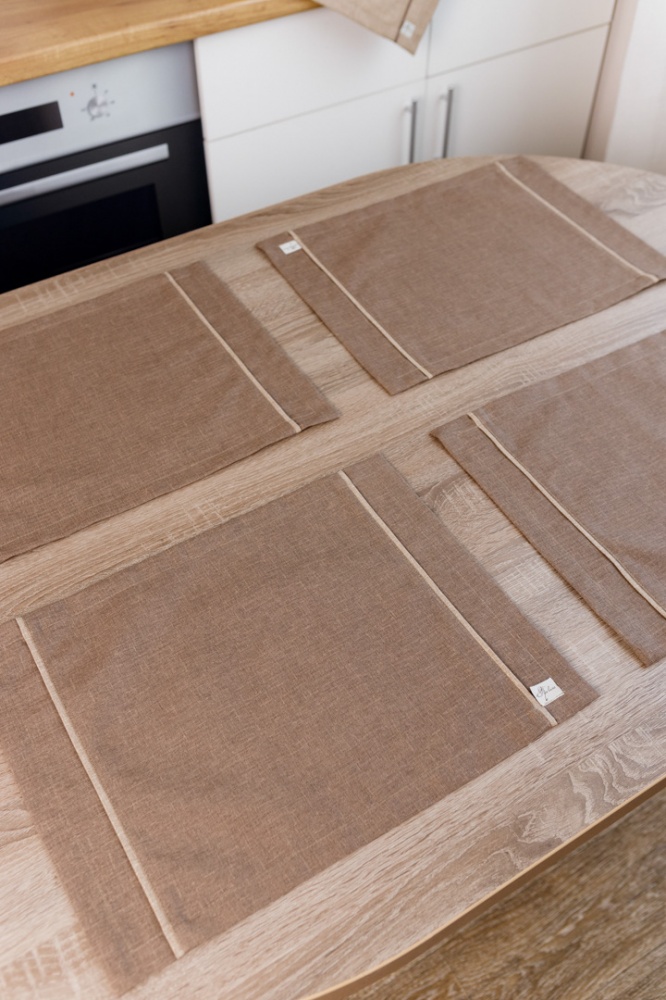 Серветка Прованс сет 35х45 Кориця Коричнева 35x45 см