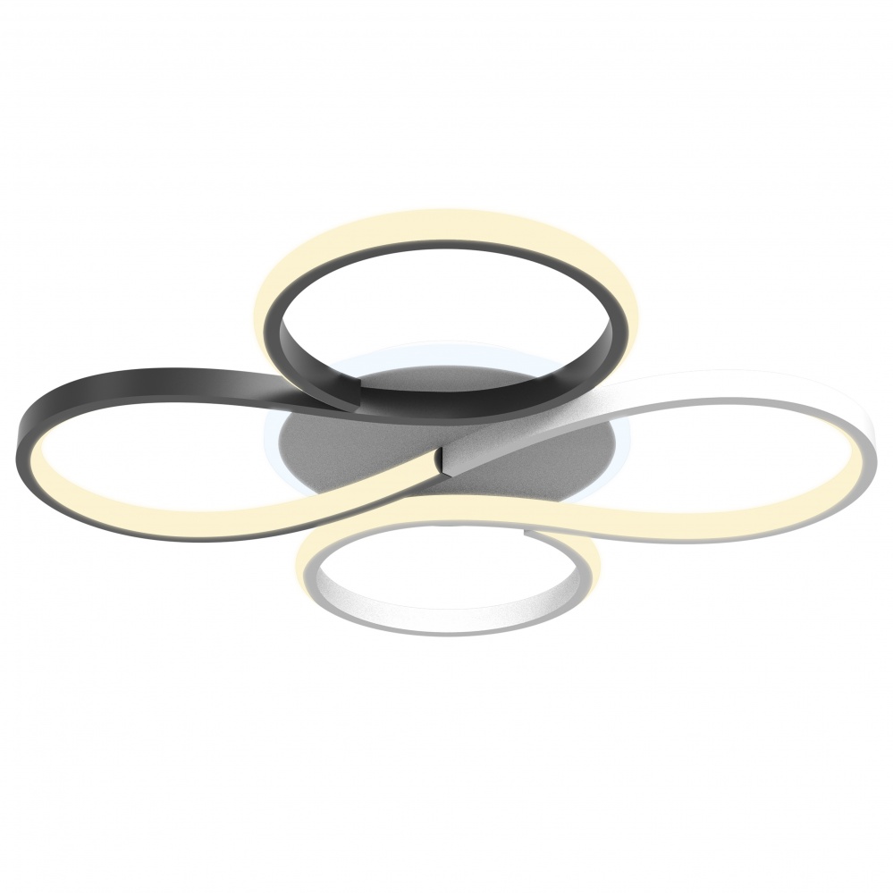 Люстра светодиодная NEW ARTIER DESHAN 2700-6500К 84 Вт белый/черный