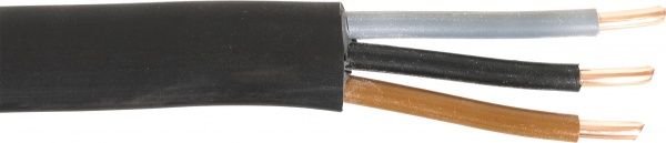 Кабель негорючий моноліт Одескабель ВВГ 3х6,0 мідь 