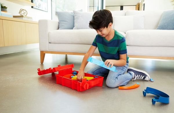 Трек Hot Wheels Турботрюки серии Track Builder Unlimited HDX78