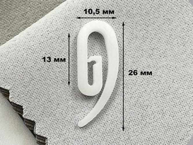 Комплект фурнітури Quadrum Square line набірний білий 100 шт.