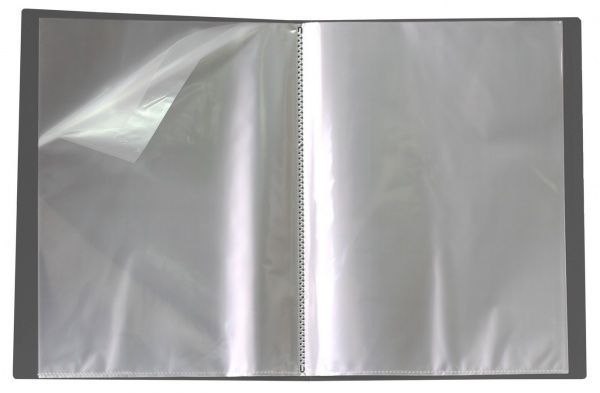 Папка з файлами А4 600 мкм сіра SCHOLZ