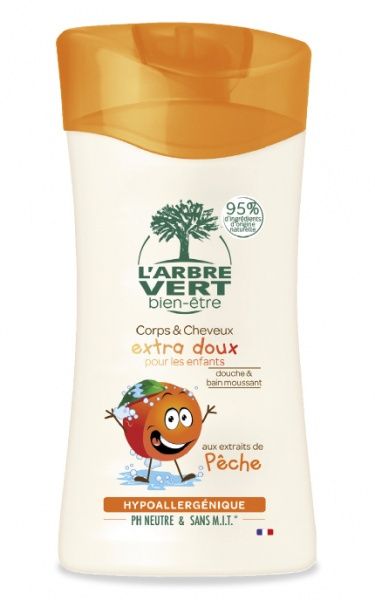 Гель для душа L'Arbre Vert детский с экстрактом персика 250 мл