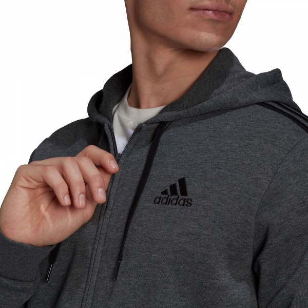 Джемпер Adidas M 3S FL FZ HD HB0042 р. M сірий