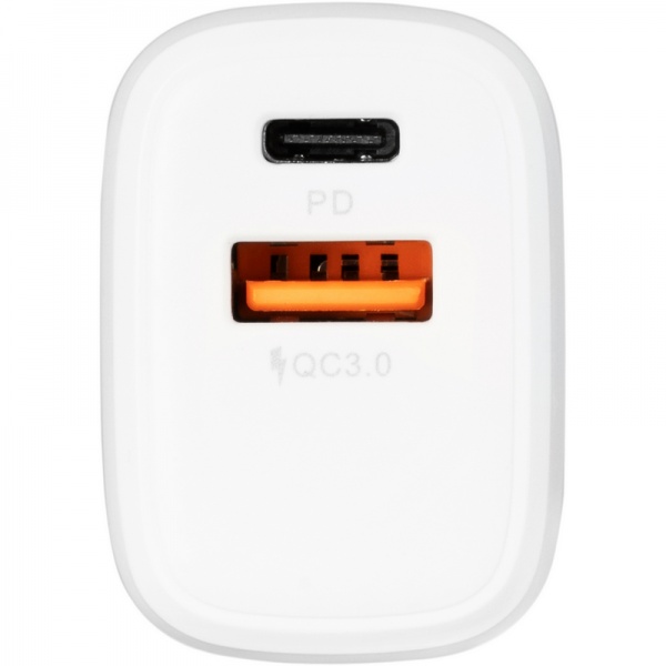 Зарядное устройство Gelius Pro X-Duo GP-HC014 USB/Type-C QC3.0 / D20W White (2099900851834) 