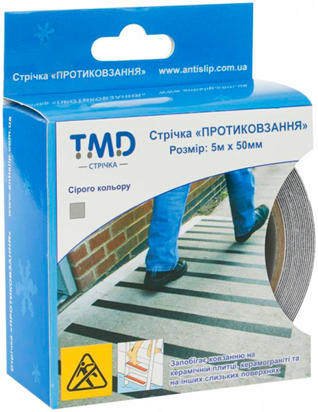 Лента против скольжения TMD серая 50 мм 5 м