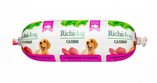 Корм вологий для усіх порід Richi Dog м'ясо птиці, індичка 35 г