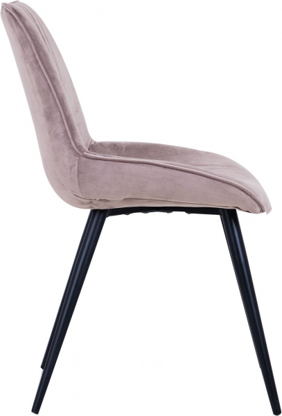 Стул обеденный Nowy Styl NICOLE III HN BLACK (BOX-2) (CH) PUMA-09 розовый / черный
