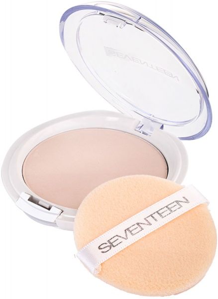 Пудра для обличчя Seventeen Natural Silky Transparent Compact Powder №2 Light Beige 10 г