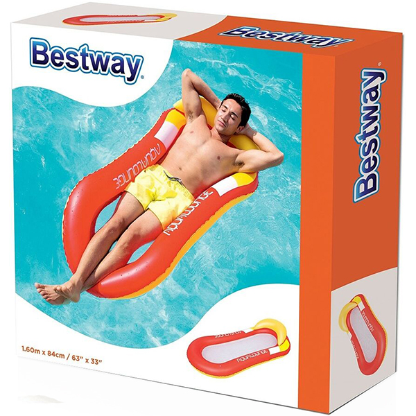 Матрас надувной Bestway 43103 160х84 см красный