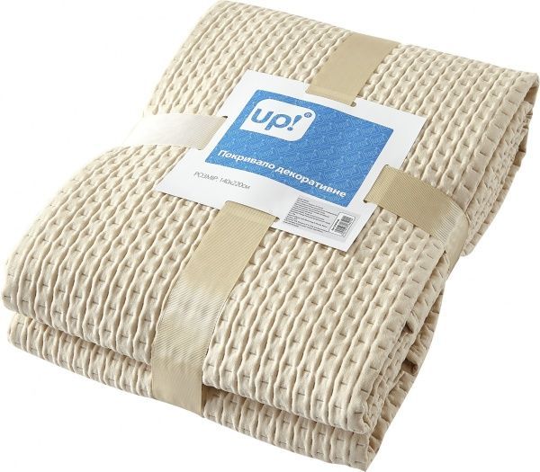 Покривало лазерна пайка 3D 140x220 см UP! (Underprice) айворі 