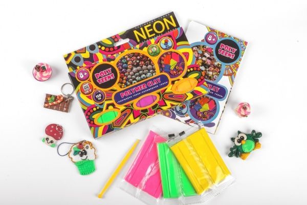 Набор для лепки из полимерной глины Neon 3 цвета в ассортименте
