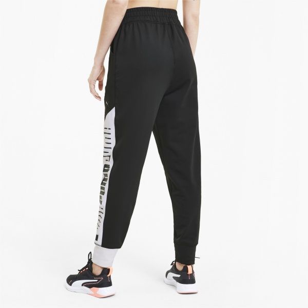 Брюки Puma Train Stretch KNT Track Pant 51948801 р. XS черный-белый
