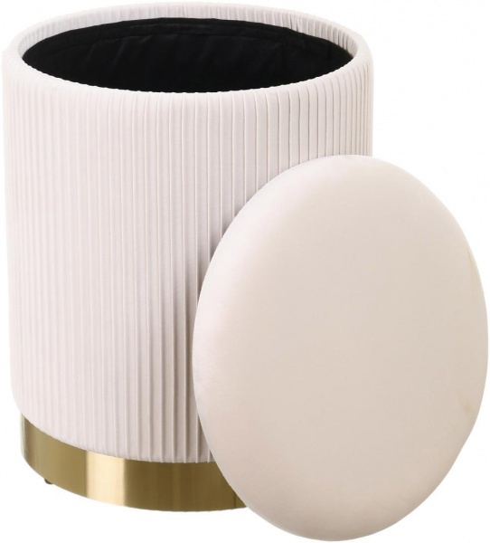 Сундук-пуф для хранения Francis белый 36х36х44 см 