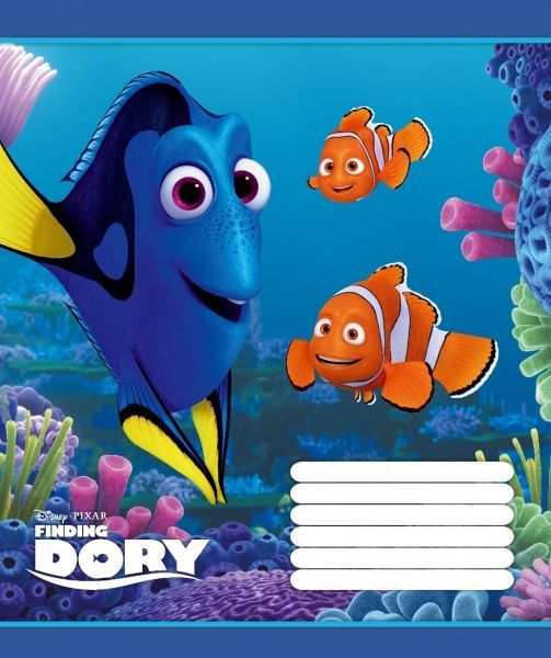 Зошит шкільний У пошуках Дорі 12 аркушів у клітинку Міцар+