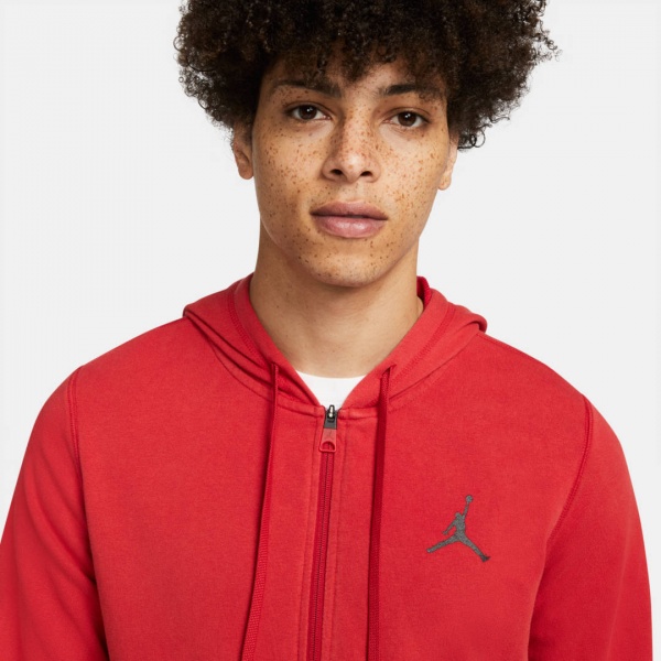 Джемпер Nike M J DF AIR FLC FZ HOODIE DC9737-687 р. M червоний