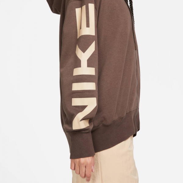 Джемпер Nike W NSW AIR FLC OS FZ HD FB8047-237 р.M коричневий