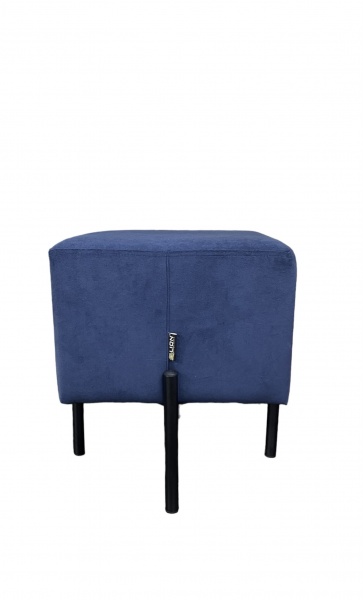 Пуф Lion Монте 410х390 мм синий / черный 