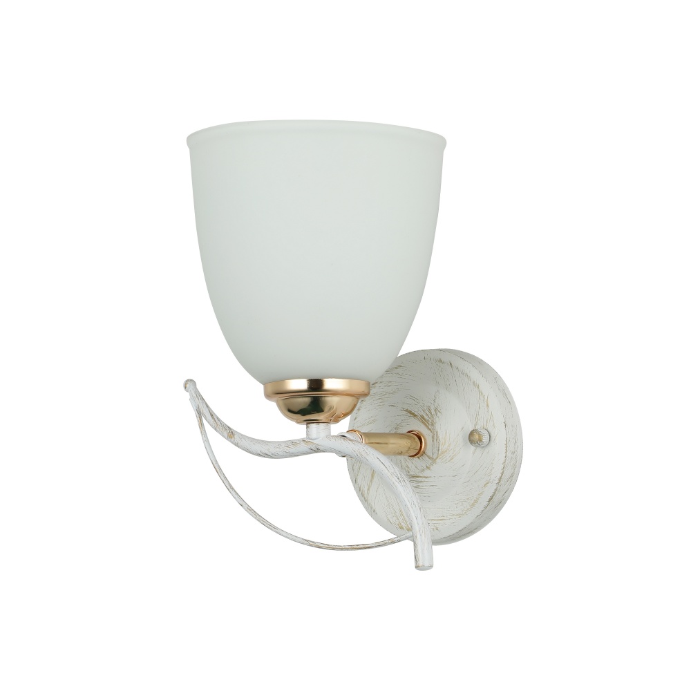 Бра Miorro Quadro металл/стекло 1x40 Вт E27 белый 51-311-025