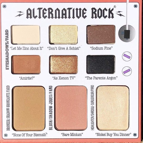 Палетка theBalm Alternative Rock V2 золотисто-бежевый 24 г