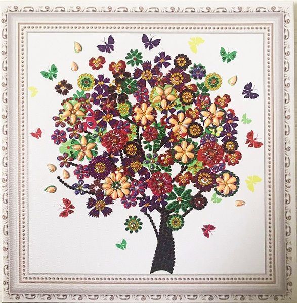 Набір для творчості Дерево натхнення 30x30 см 188737 Діамантові ручки 