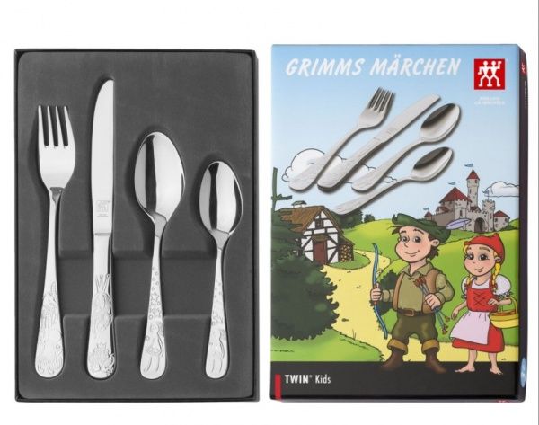 Набір столових приборів дитячий Grimms Fairy Tales 4 предмети 07010-210-0 Zwilling J.A. Henckels