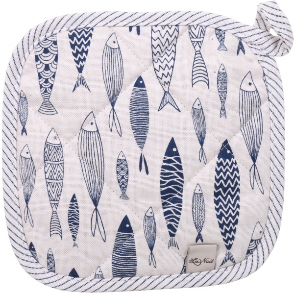 Прихватка рибки 20x20 см сірий La Nuit 